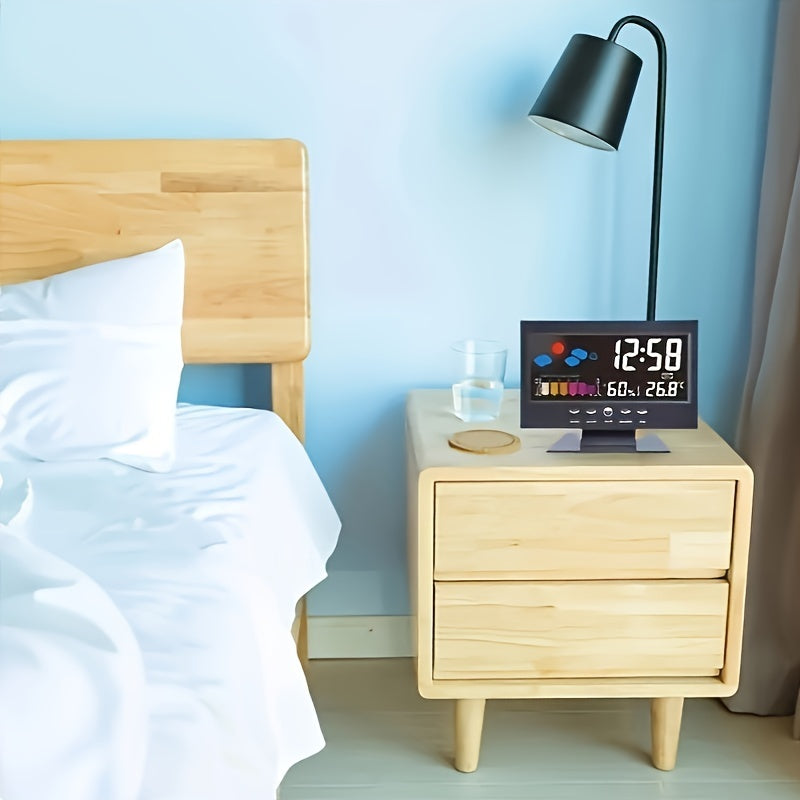 SilentTime Clock – Stylish Digital Resistance and Climate Monitor
