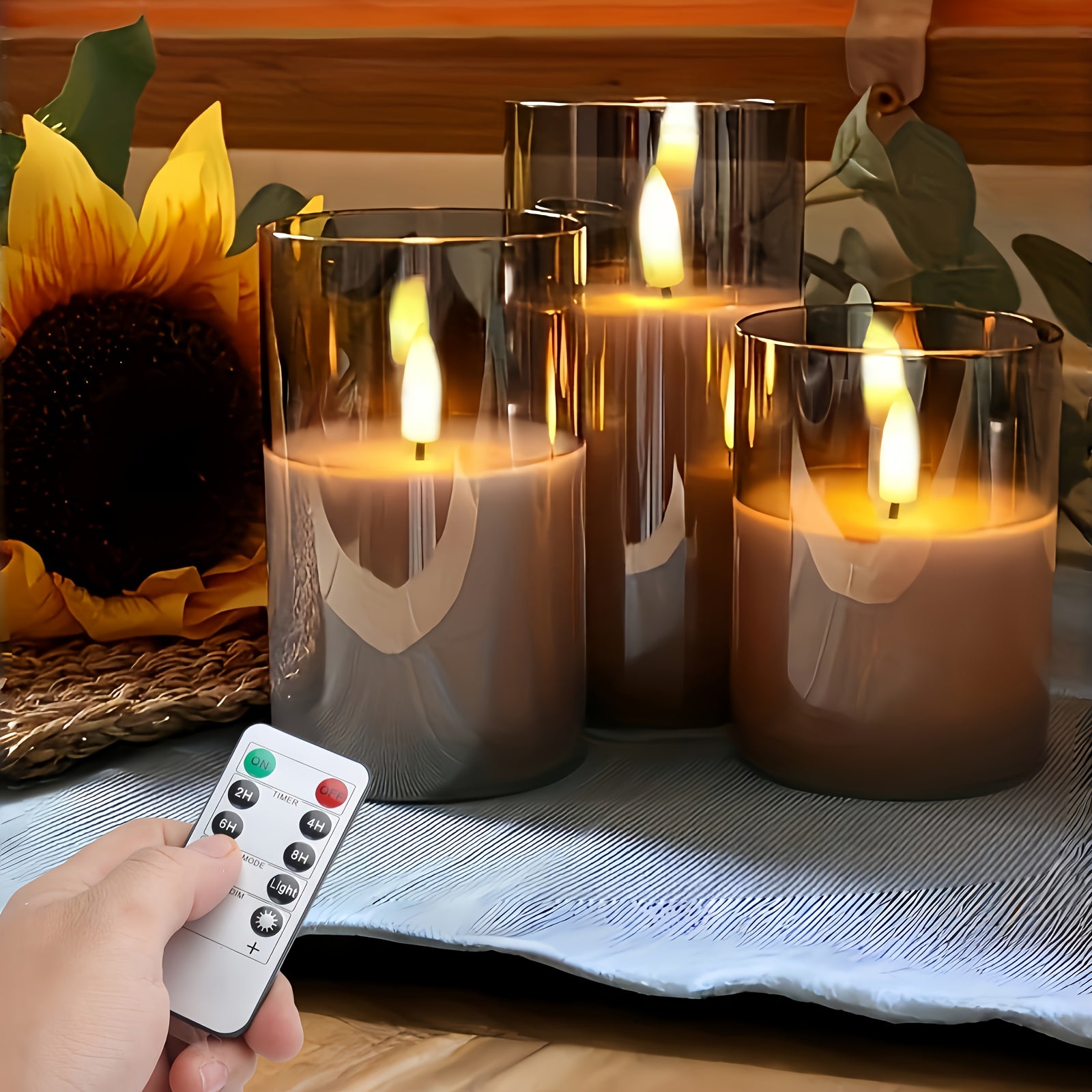 FlameFree LED Lighting Set – Stylish Mood Lighting for Indoors and Outdoors