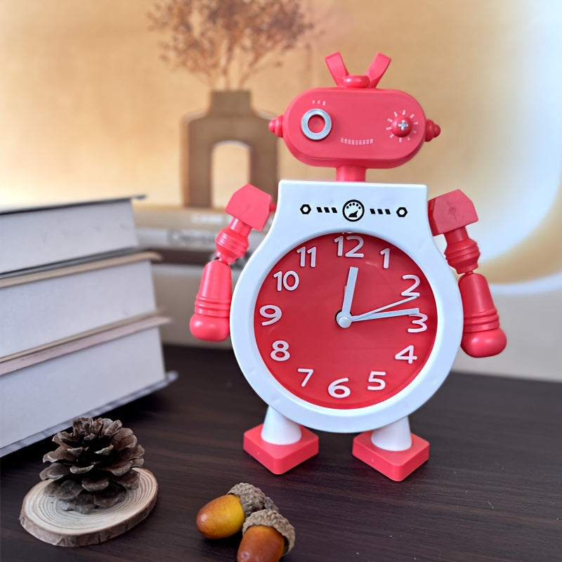 TimeBuddy Clock – Playful Robot Alarm Clock with Alarm
