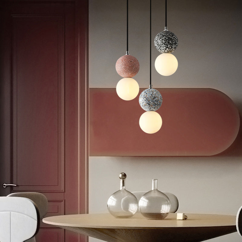 Aurora Glow - Luxurious LED Pendant Lamp in Black/White