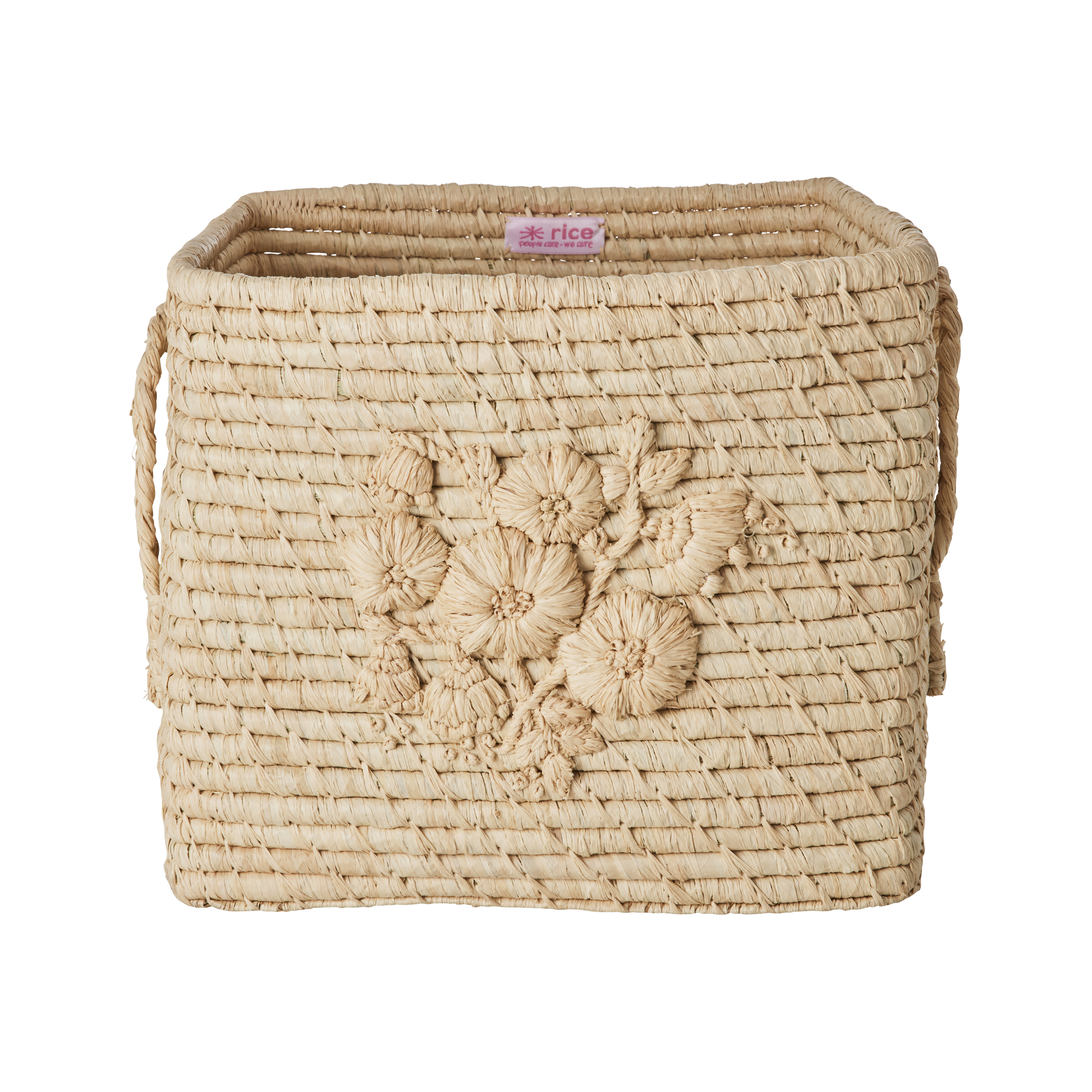 RaffiaCraft - Handmade Storage Basket with Unique Design