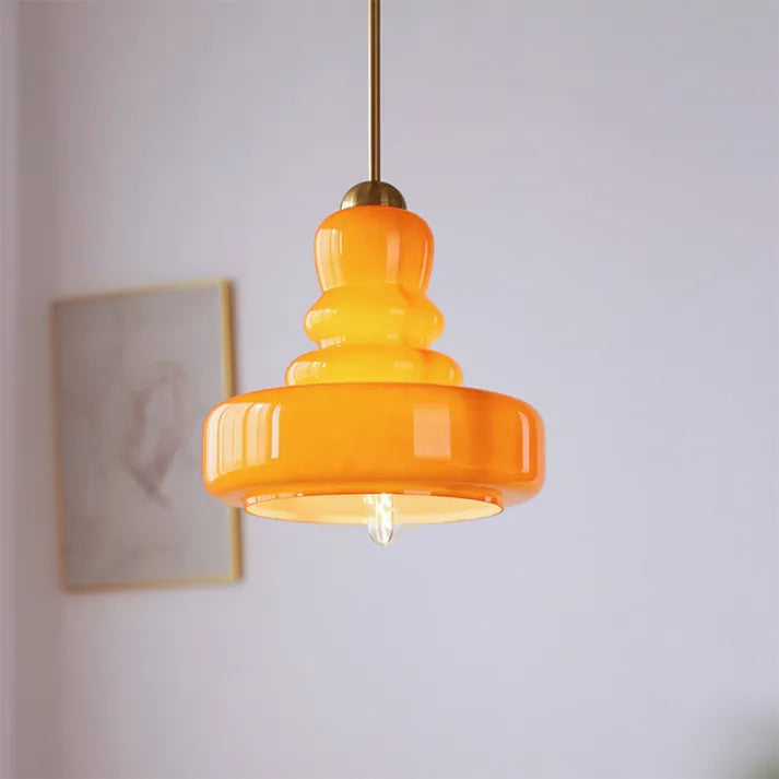 VerreCylindre Ceiling Lamp - Luxurious Glass Pendant Lamp with Modern Designer