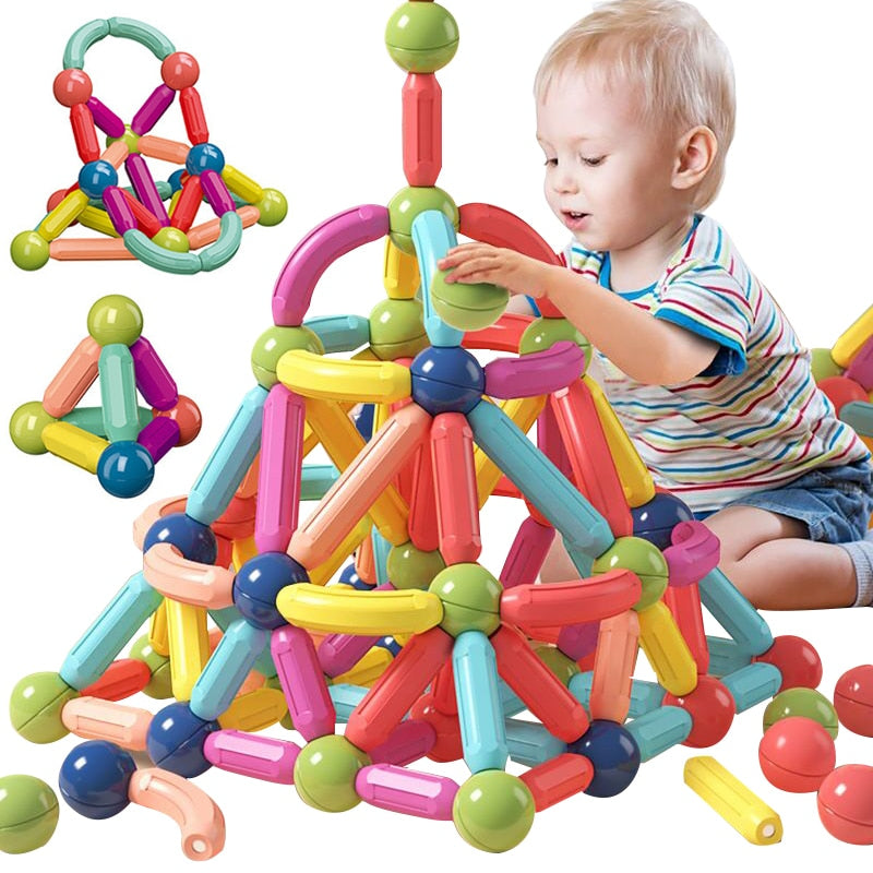 Magnetic toy building kit - Play for educational development