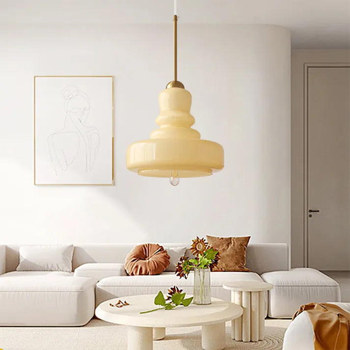 VerreCylindre Ceiling Lamp - Luxurious Glass Pendant Lamp with Modern Designer