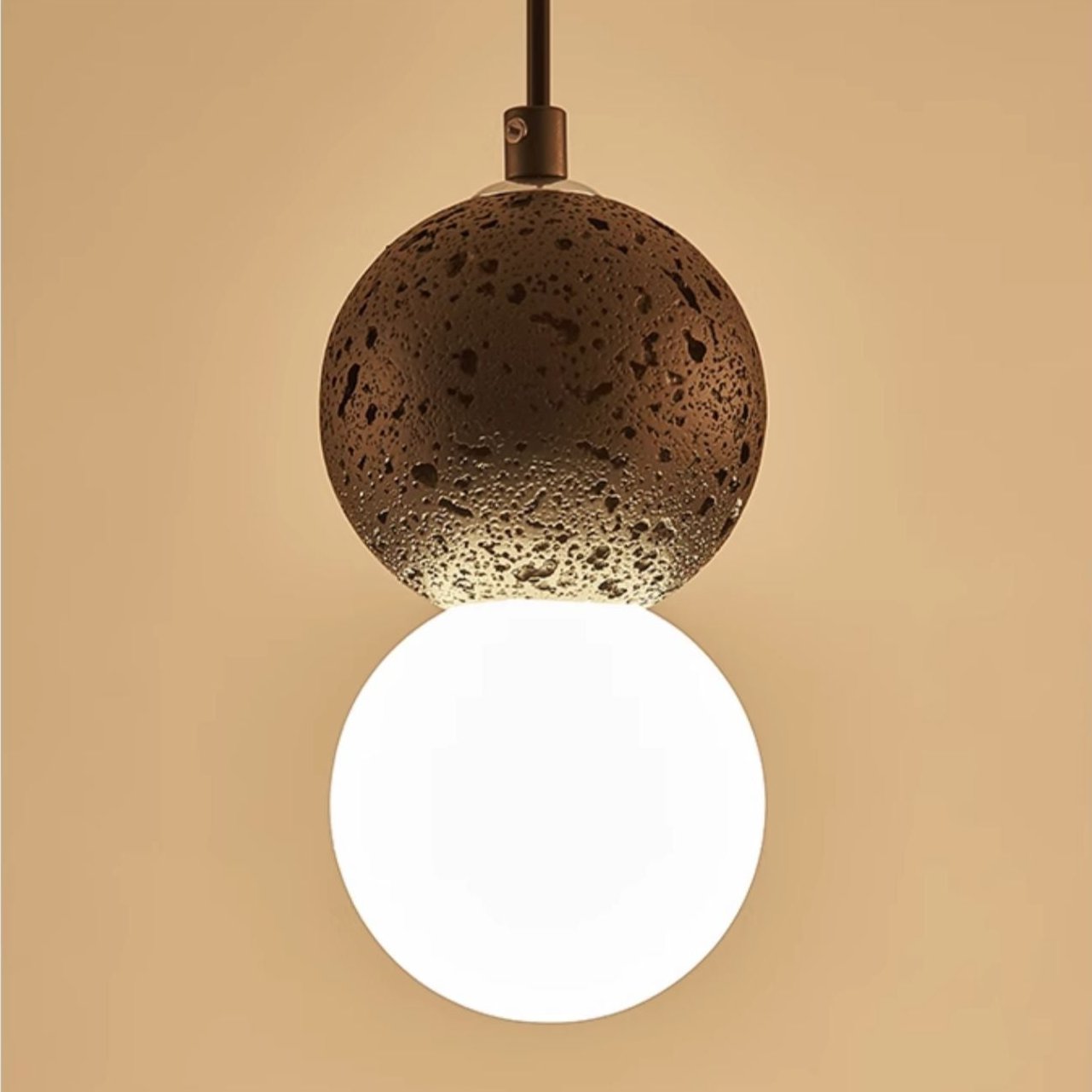 ValentinaGlow Pendant - Elegant Glass Pendant with LED for Modern Interiors
