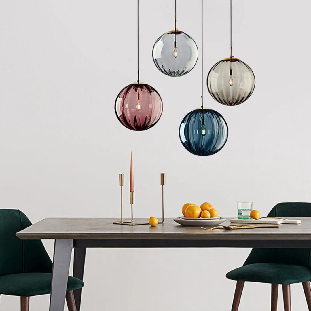 Elegant Glass Ball Ceiling Lamp for Luxury Interiors