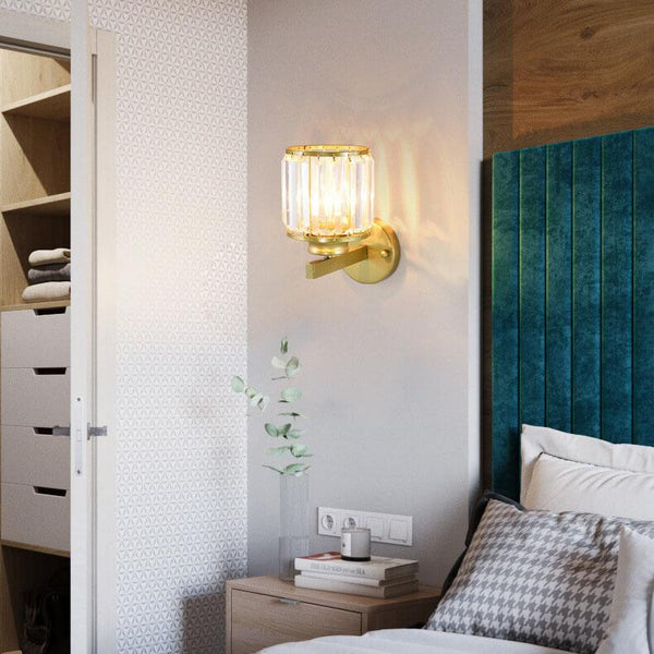 Luxe Kristall Vasslamp för Modern Inredning – LED Belysning