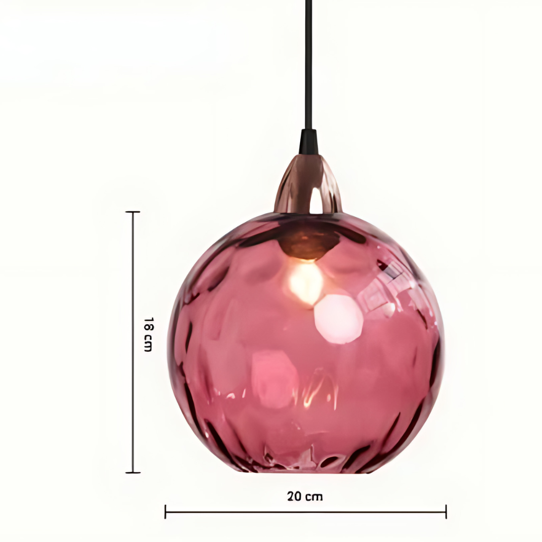 Elegant Glass Ball Ceiling Lamp for Luxury Interiors