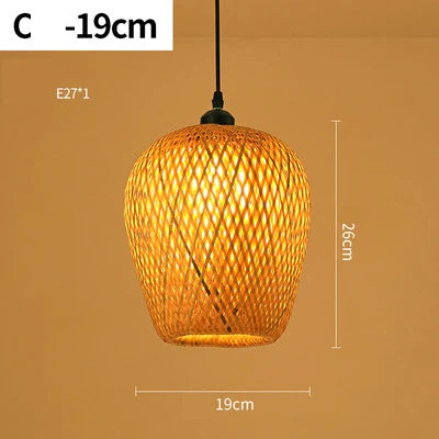RayaLicht – Handmade Rattan Hanging Lamp for Your Interior