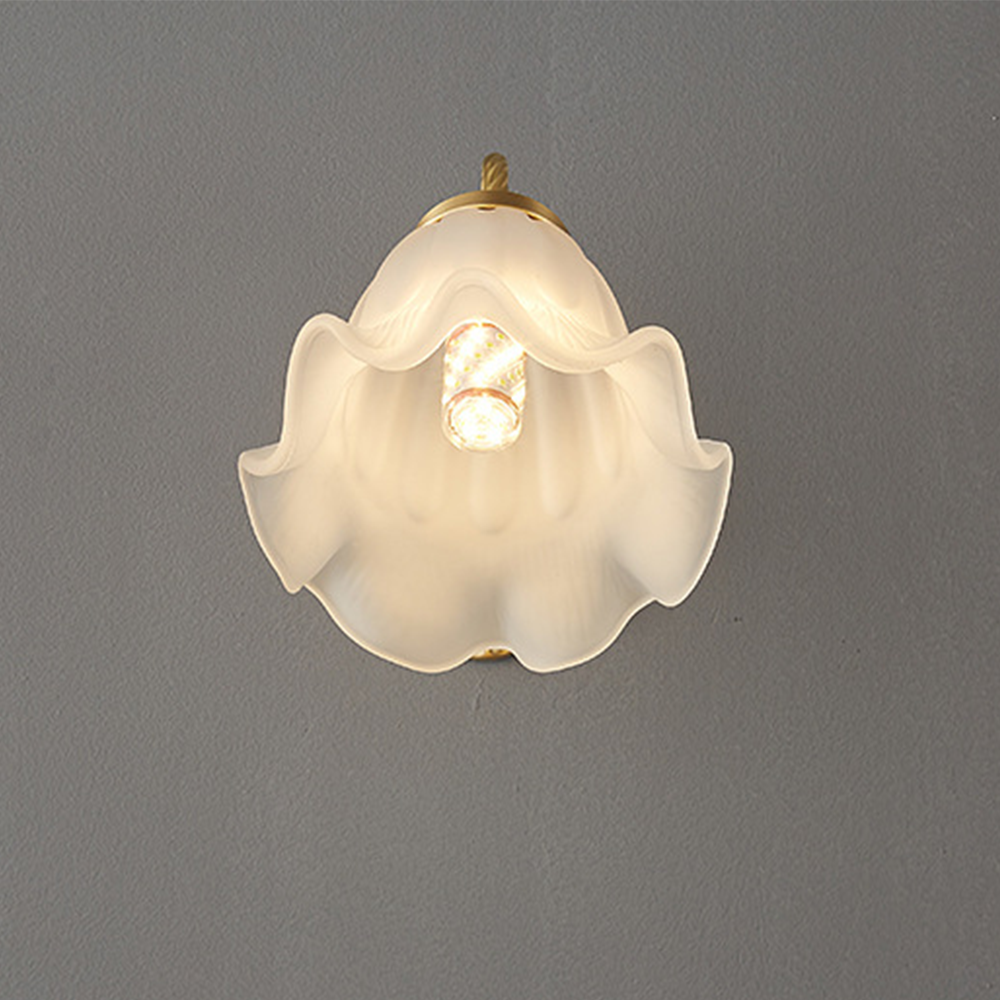VintageGlow – Retro Glasmurvägglampa för Stämning