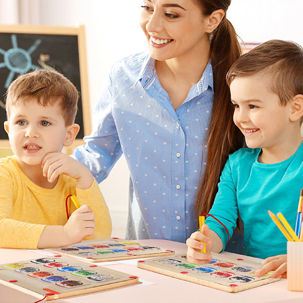 ColorMaze - Creative Magnetic Color and Number Maze
