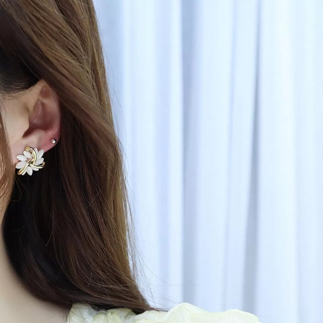 BlossomStud Earrings – Elegant Sakura Earrings