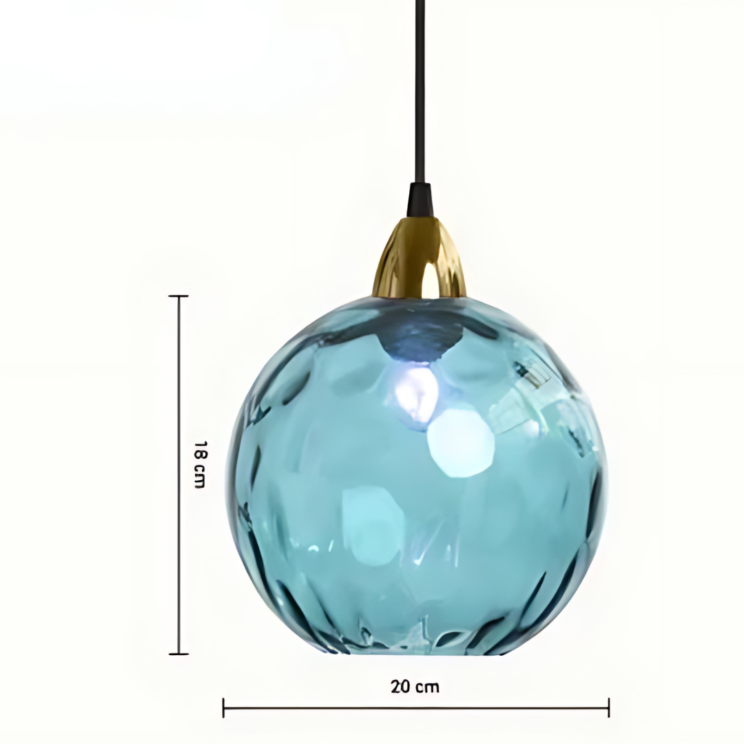 Elegant Glass Ball Ceiling Lamp for Luxury Interiors