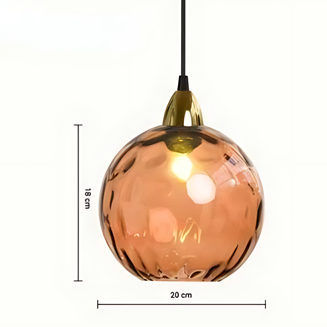 Elegant Glass Ball Ceiling Lamp for Luxury Interiors
