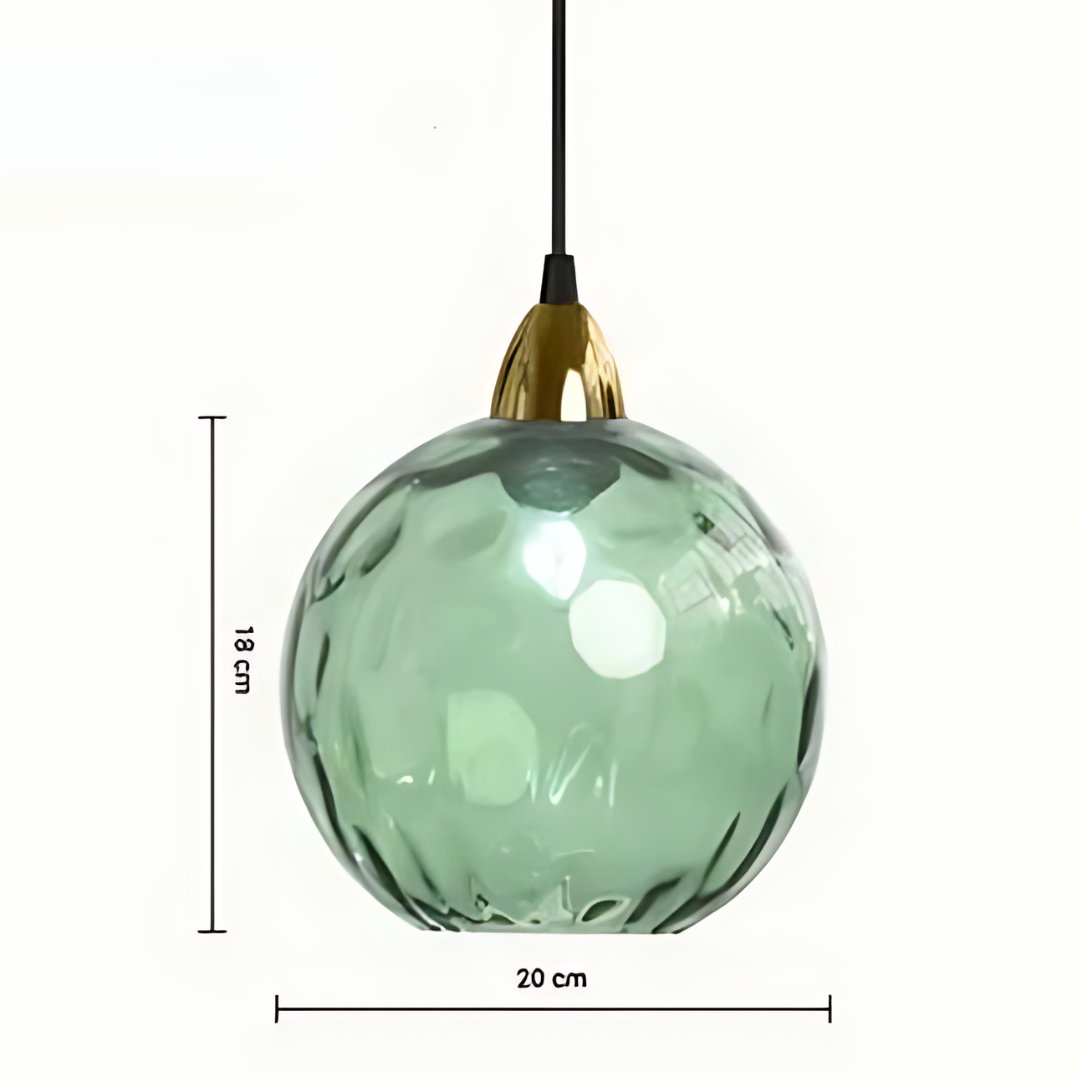 Elegant Glass Ball Ceiling Lamp for Luxury Interiors