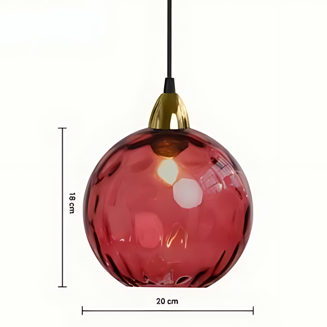 Elegant Glass Ball Ceiling Lamp for Luxury Interiors