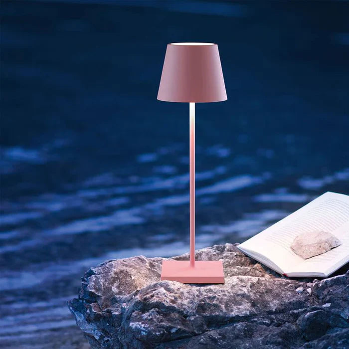 LumiLuxe - Elegant Table Lamp with Wireless Charging Function