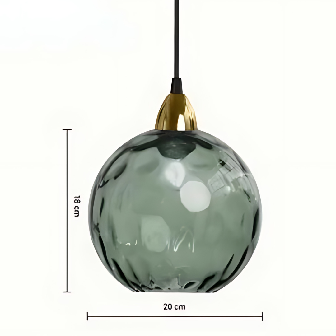 Elegant Glass Ball Ceiling Lamp for Luxury Interiors