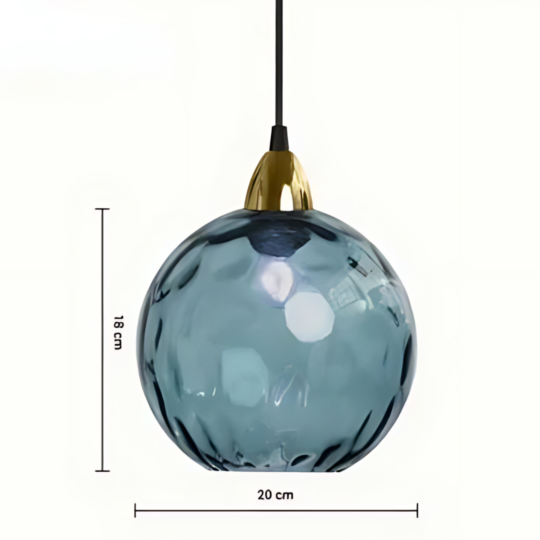 Elegant Glass Ball Ceiling Lamp for Luxury Interiors