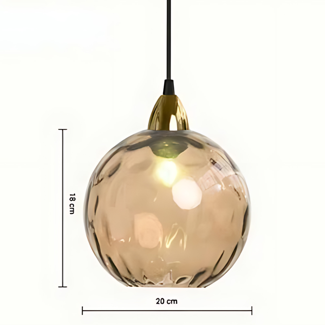 Elegant Glass Ball Ceiling Lamp for Luxury Interiors