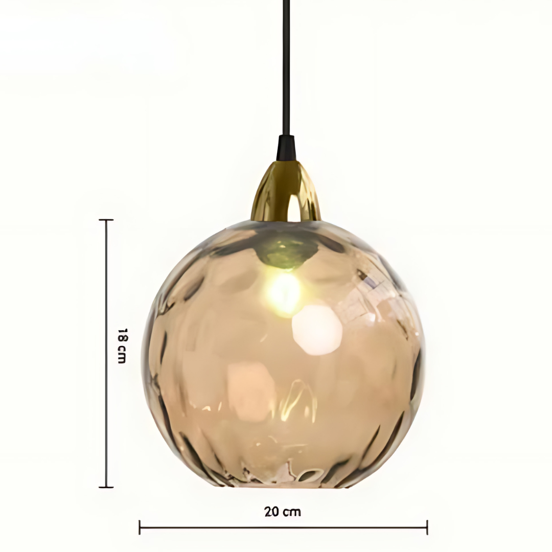 Elegant Glass Ball Ceiling Lamp for Luxury Interiors