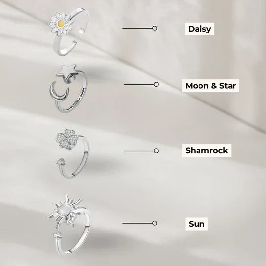 CalmRing Nua - Stylish Ring for Stress and Anxiety