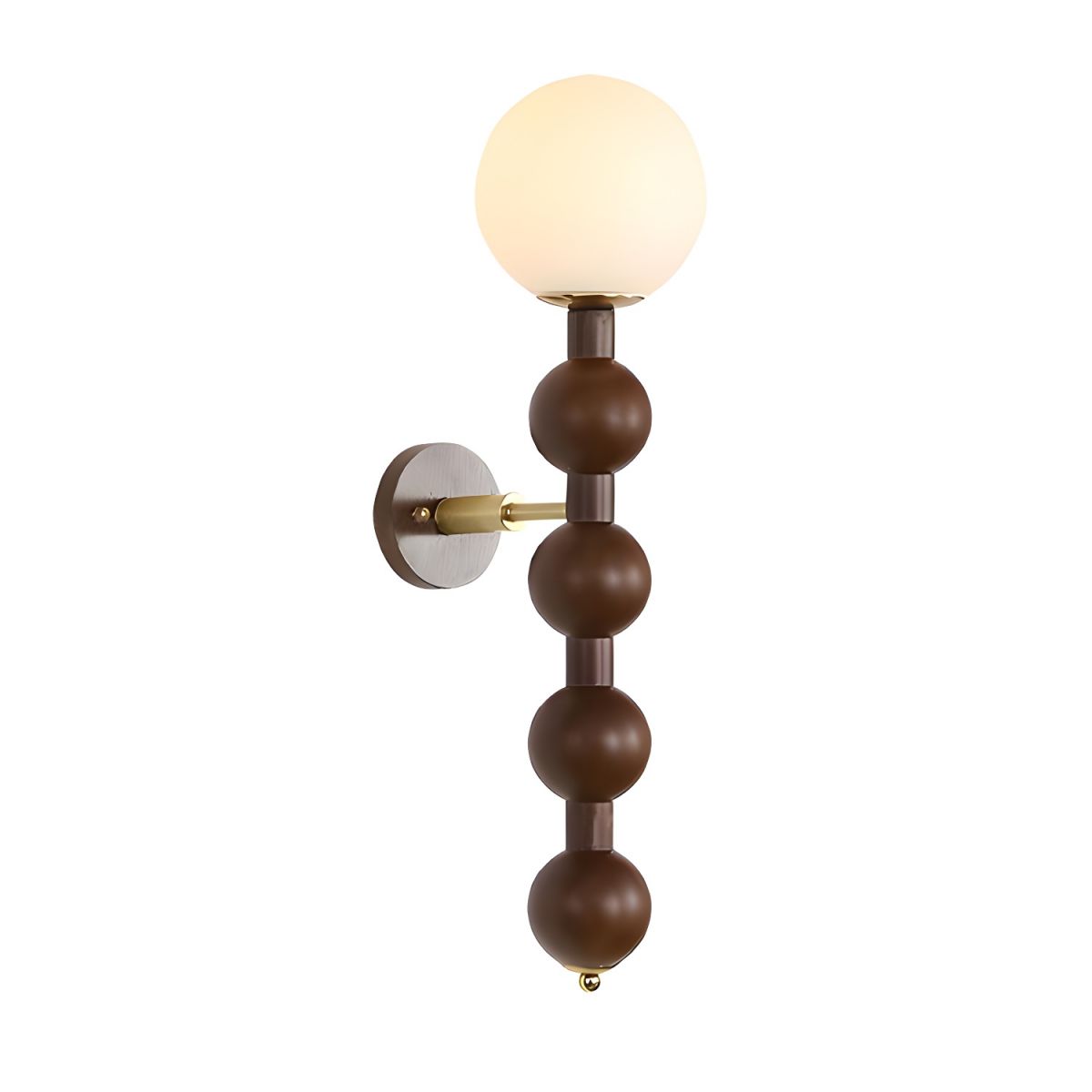 LumenSphere - Luxe Metallvägglampa med Bollar