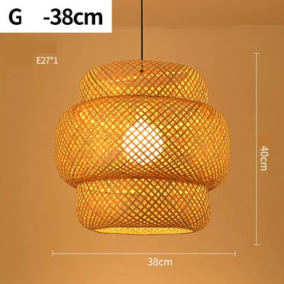 RayaLicht – Handmade Rattan Hanging Lamp for Your Interior
