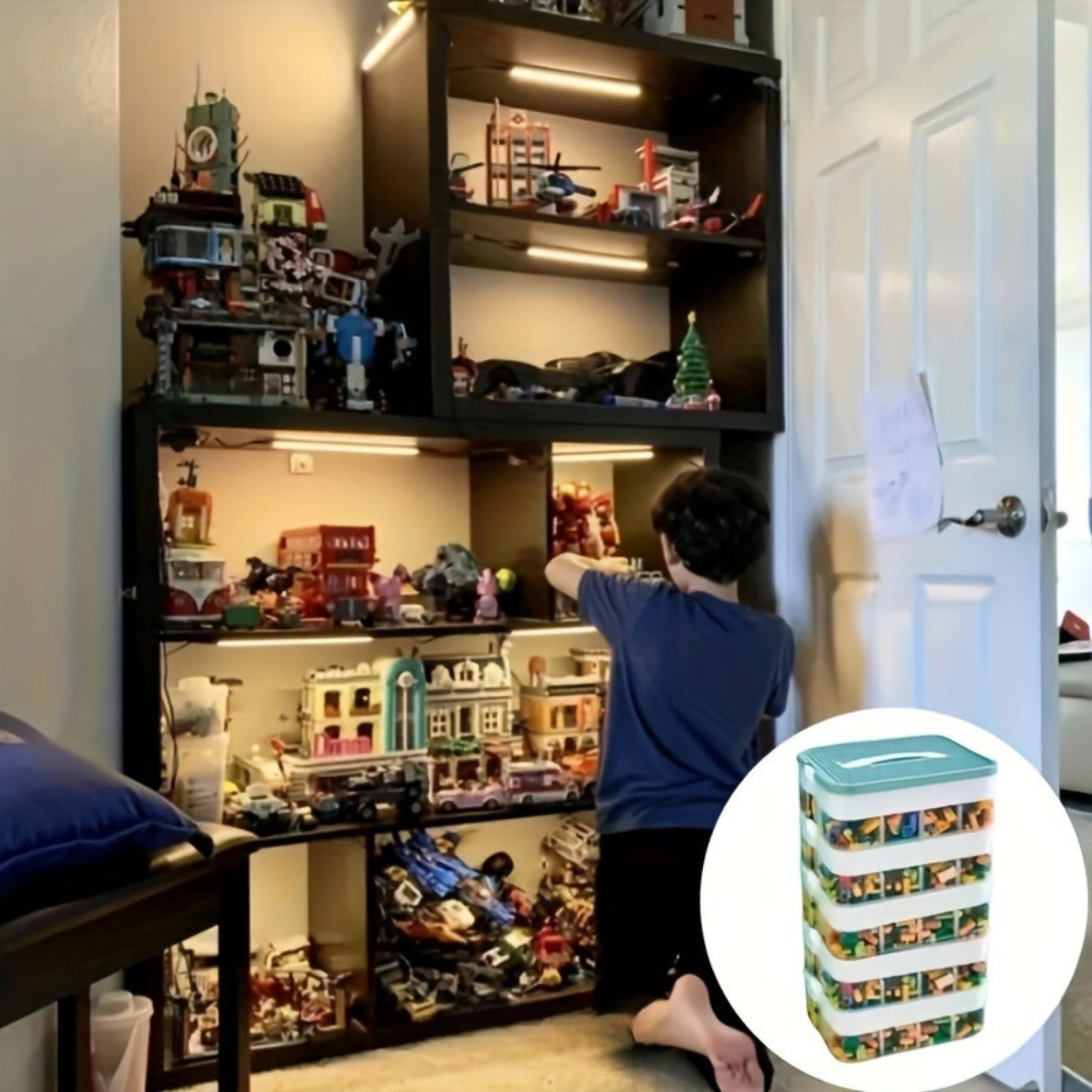 Stapelgenie - Elegant Storage Box with Lid for Every Room