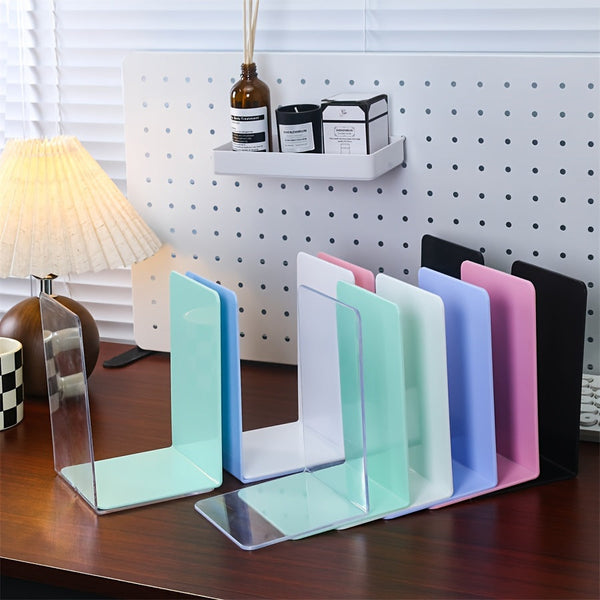 ClearStand - Elegant Klart Bokstöd Set av 2