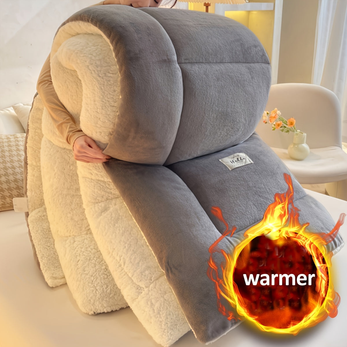Stylish Cabin Sherpa Fleece Blanket – Ultimate Comfort &amp; Warmth
