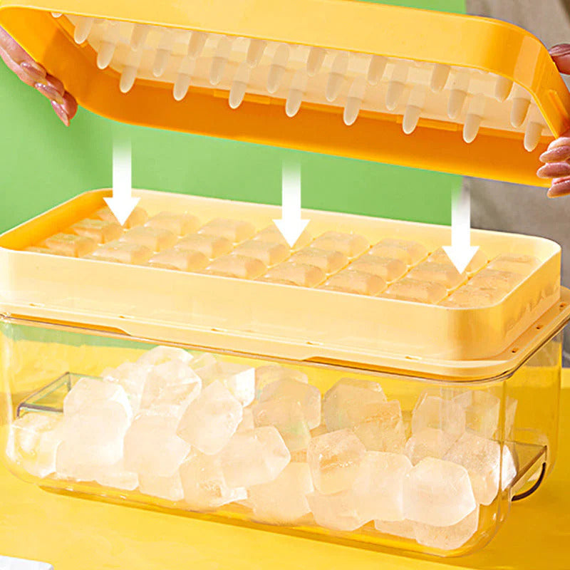 CoolCatcher – Practical Ice Cube Maker with Collector Box