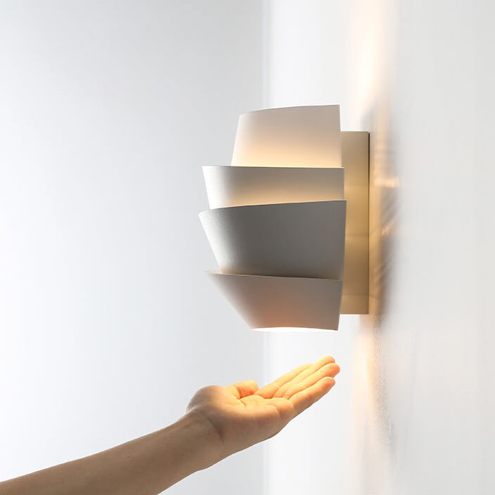 ShineLux - Modern Wall Lamp with Double Light Points in Iron
