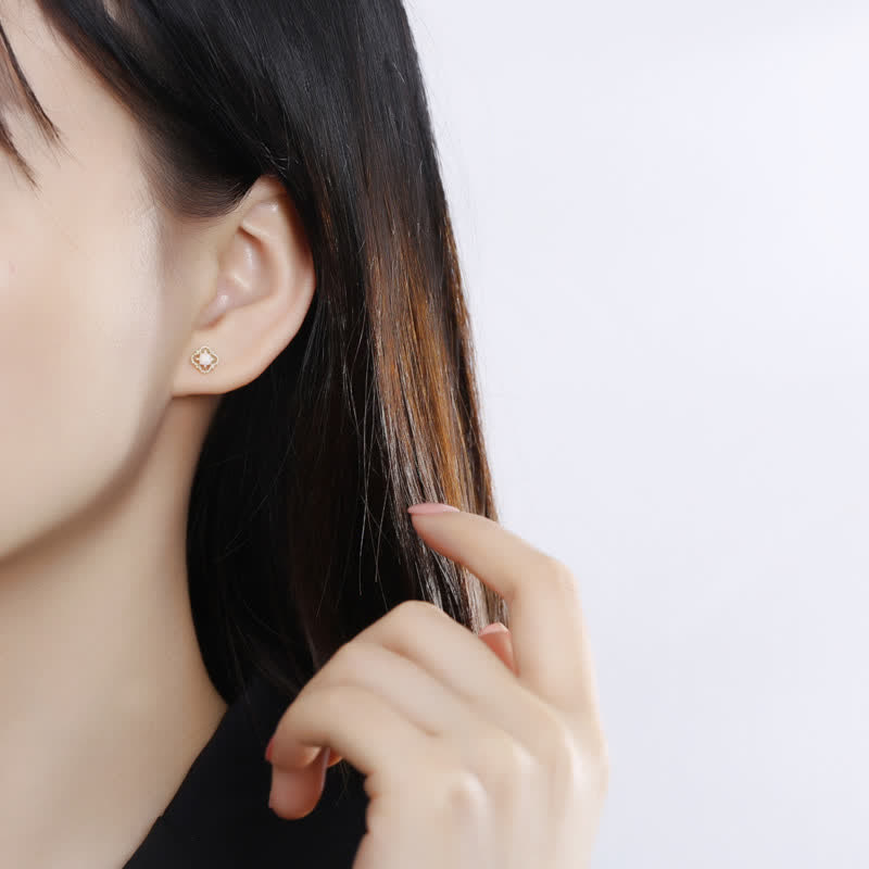 Charming Vintage Earrings with Opal - Seraphina Collection 