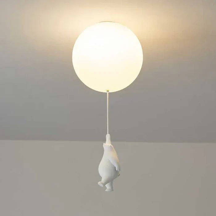 CloudBear – Playful children's ceiling lamp with balloon