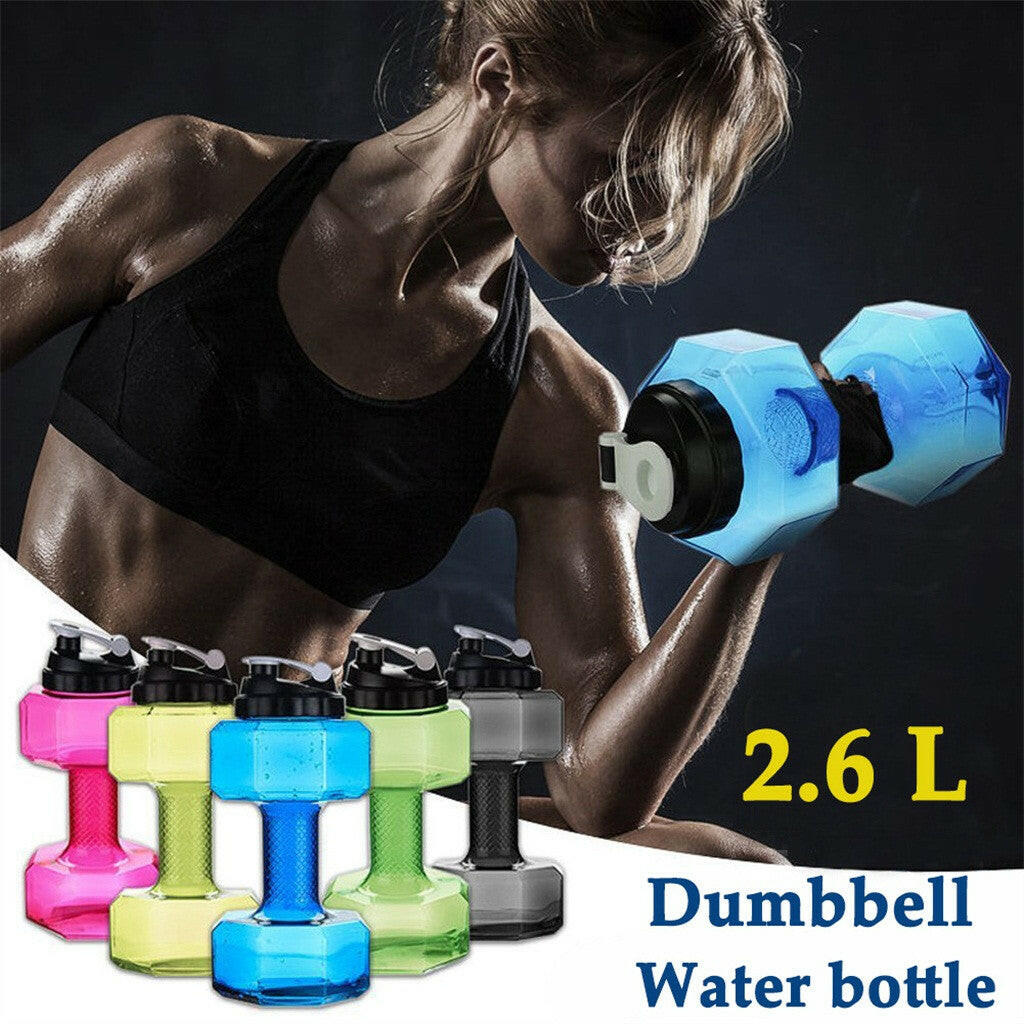HydraFlex – Durable Dumbbell Water Bottle for Fitness