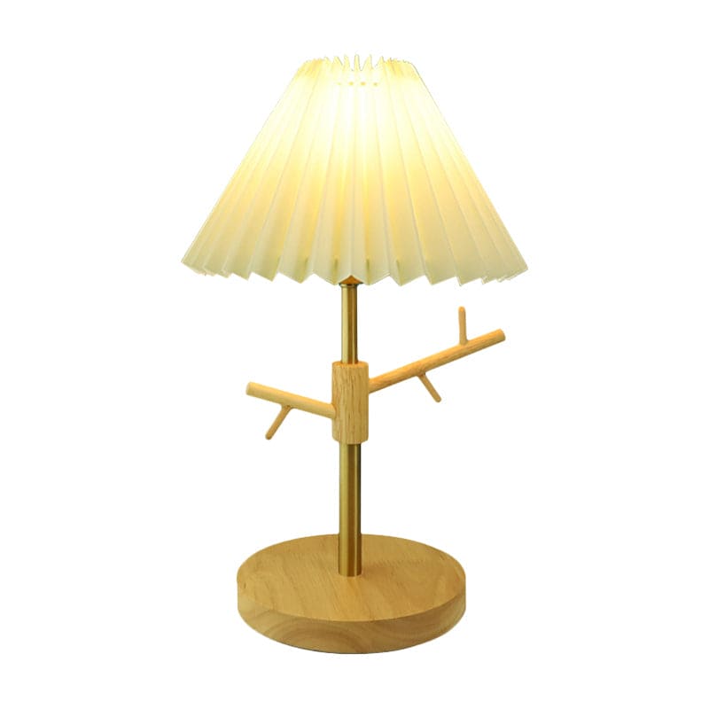 GloShine - Scandinavian Night Lamp with Storage Shelf
