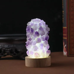 Stilren Amethystlampa - Lugnande Ljus och Energi