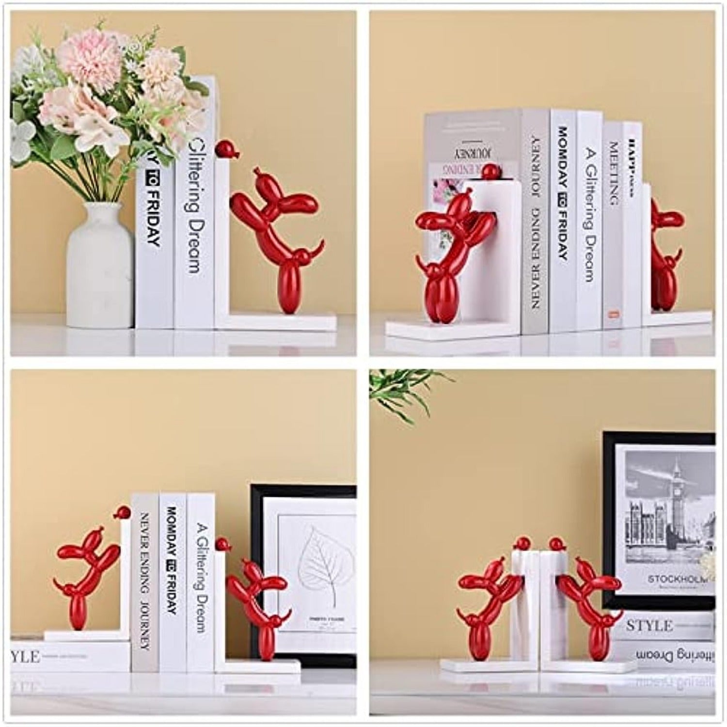 Balloon Dog - Playful Bookends for Creative Interiors