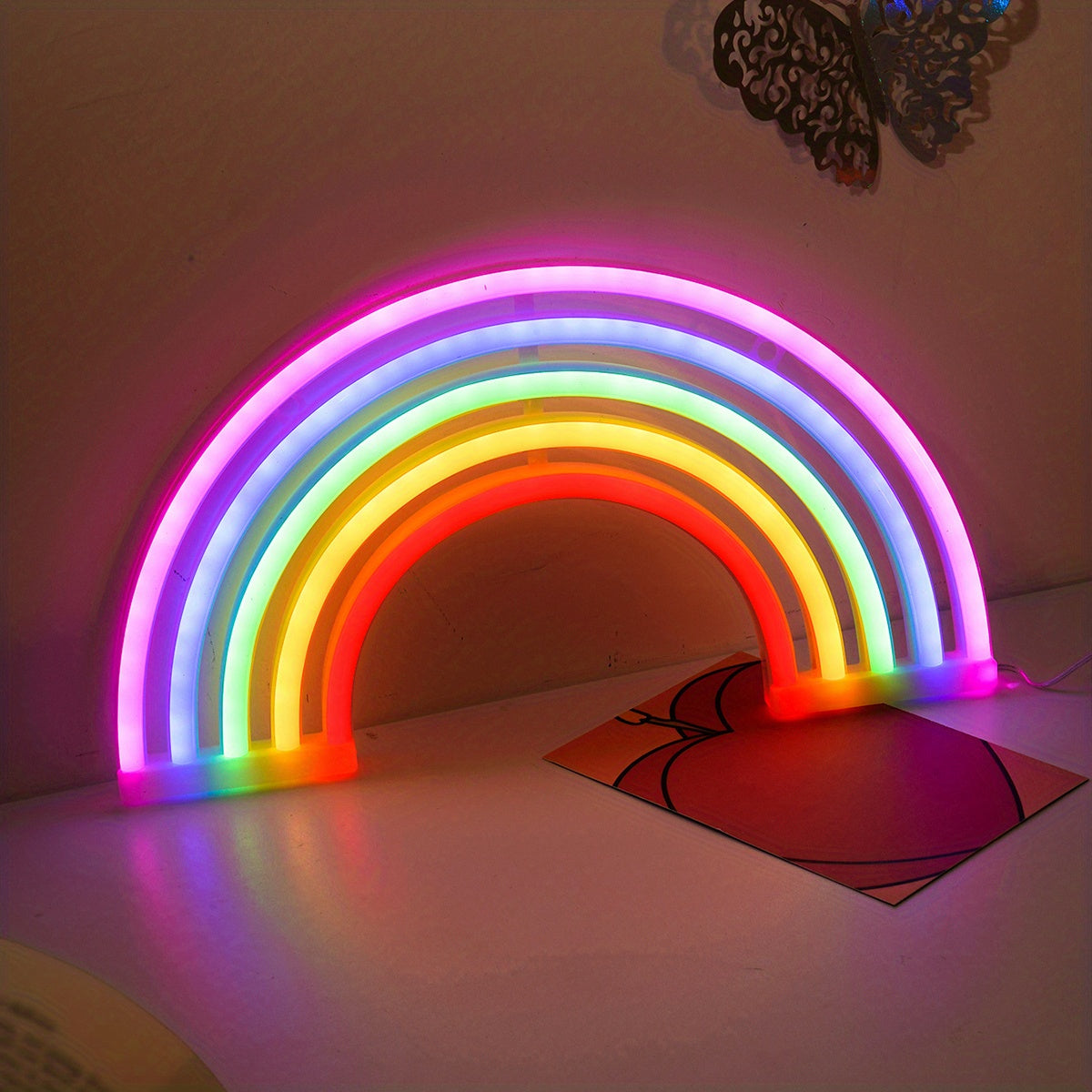 RainbowLight – Colorful Neon LED Lamp with USB/Battery