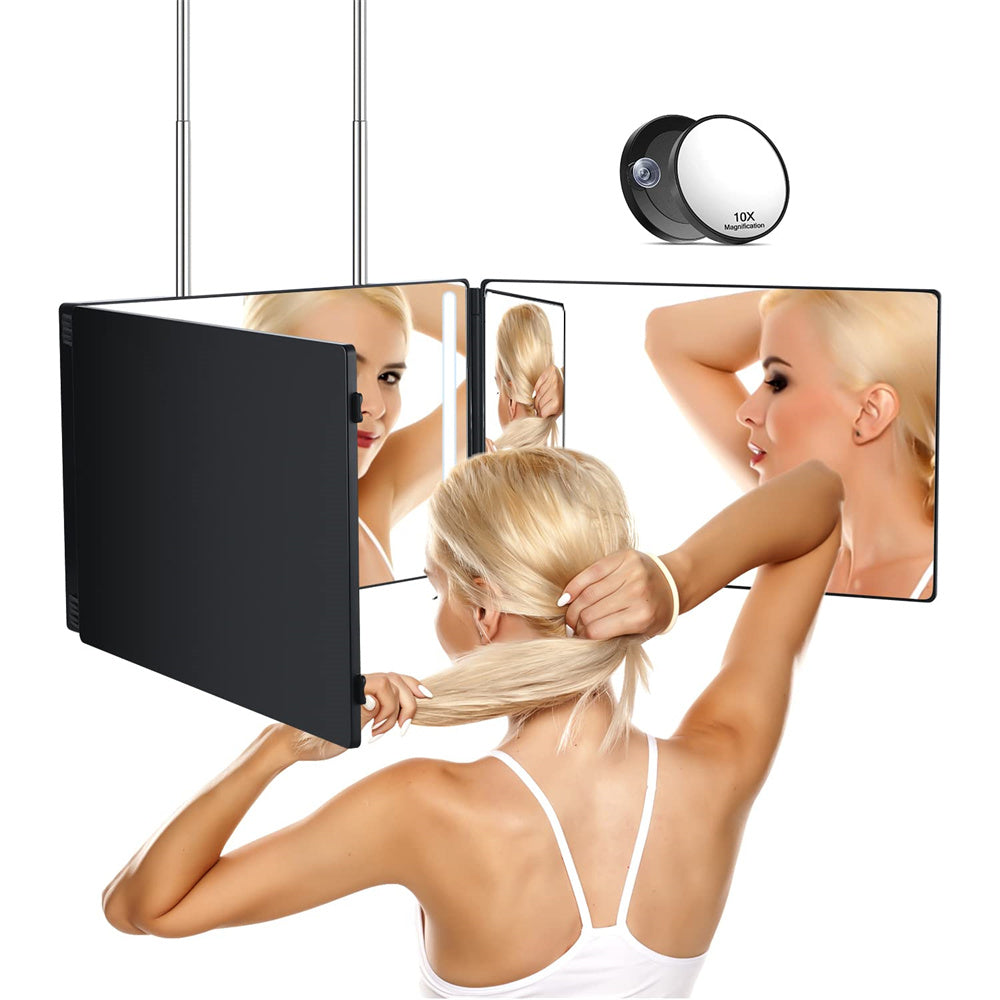 GlowMirror – Portable 3-Way LED Mirror