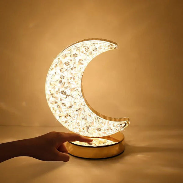 Celestia - Fängslande Dimbar Kristall Bordslampa