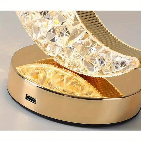 Celestia - Fängslande Dimbar Kristall Bordslampa