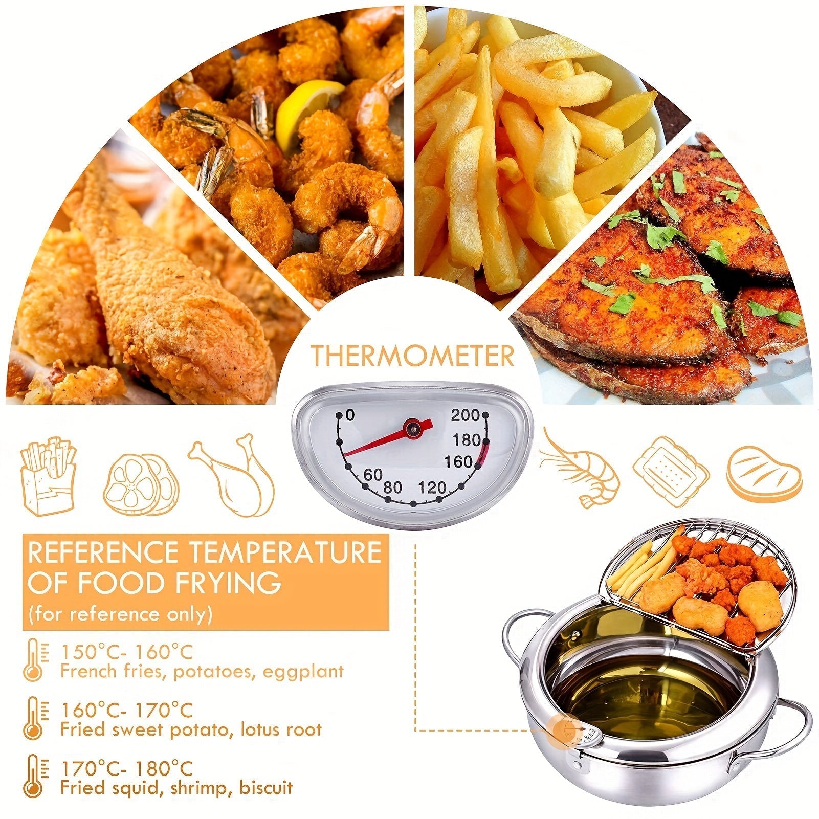 ThermaFryer - Premium Deep Fryer with Temperature Control