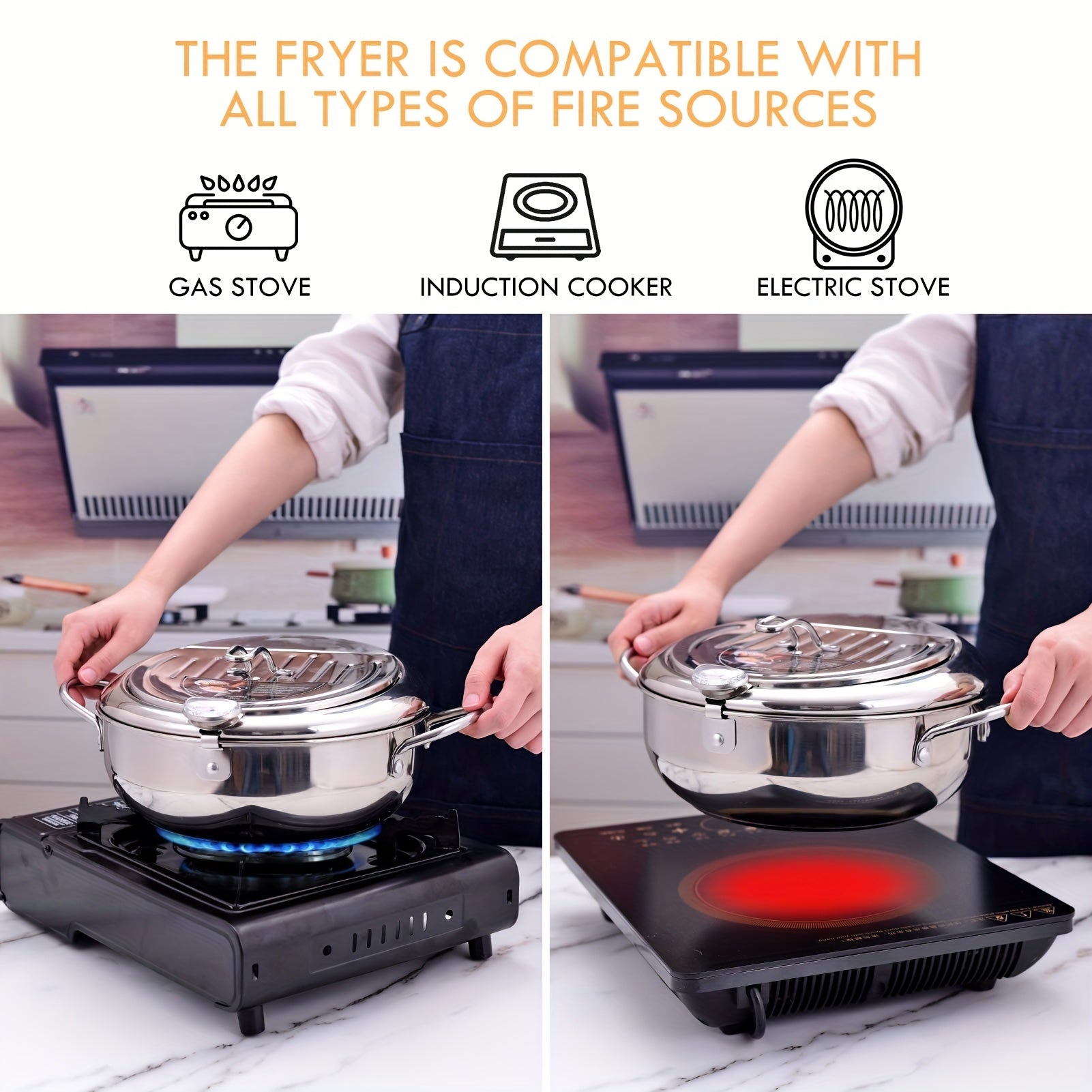 ThermaFryer - Premium Deep Fryer with Temperature Control