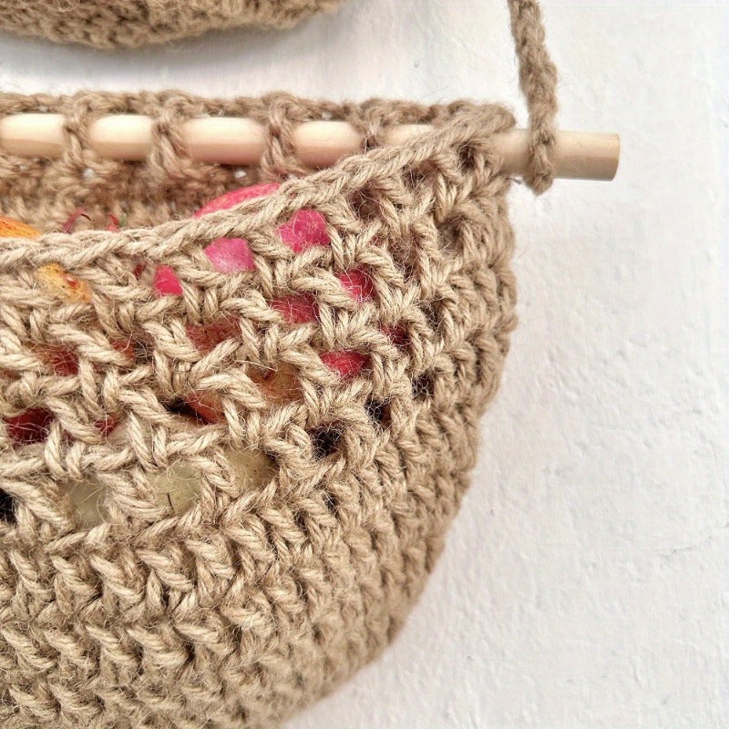 BohoCharm – Tri-fold Hemp Storage Bag for Vegetables and Fruit