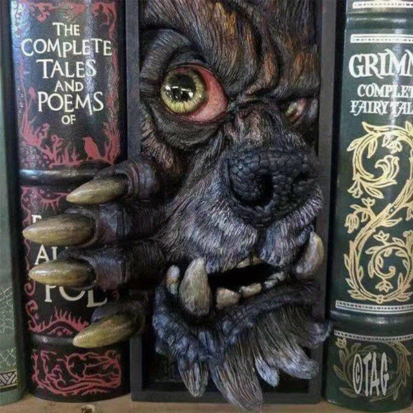 Mystiska Charm - Unik Monstermarkör i Svart och Grått