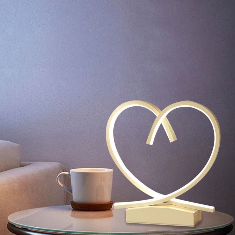 HeartWood – Romantic Wooden Nightstand with Drawer