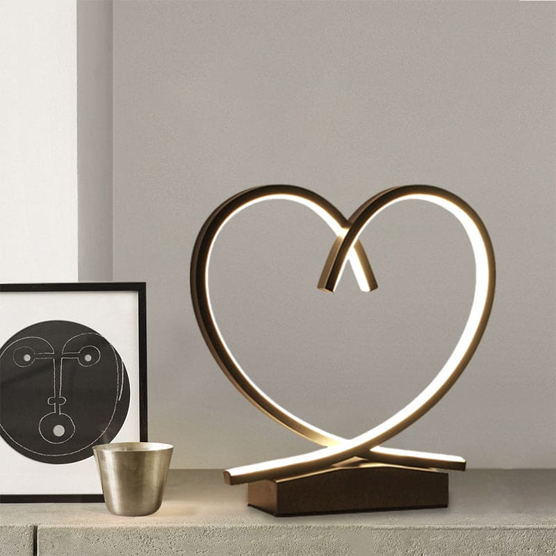 HeartWood – Romantic Wooden Nightstand with Drawer