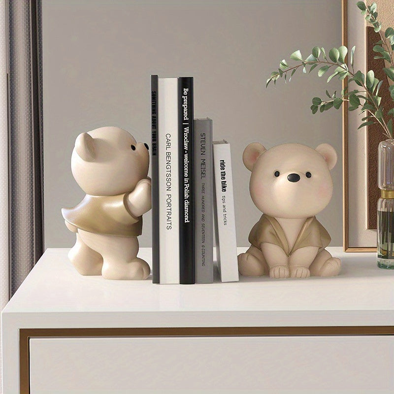 CharmingBear – Playful Resin Bookends for Decoration